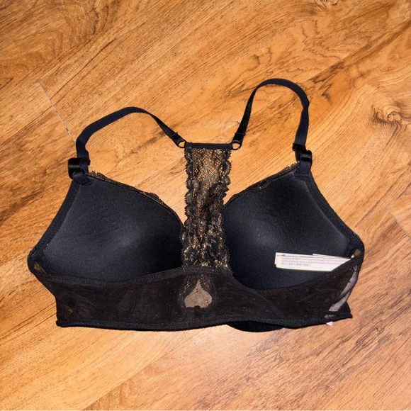 VS Women’s Push-up Bra 36c Black&Gold - Picture 3 of 3